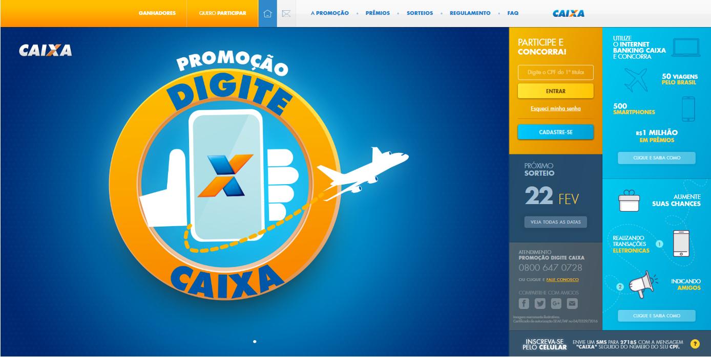 2016 · CAIXA — Digite CAIXA