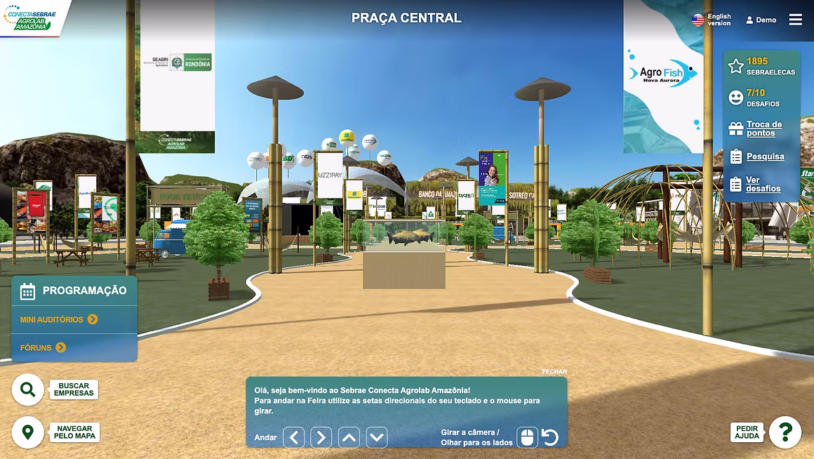 2020 · Agrolab Amazônia (Sebrae) — 3D/Metaverse Event